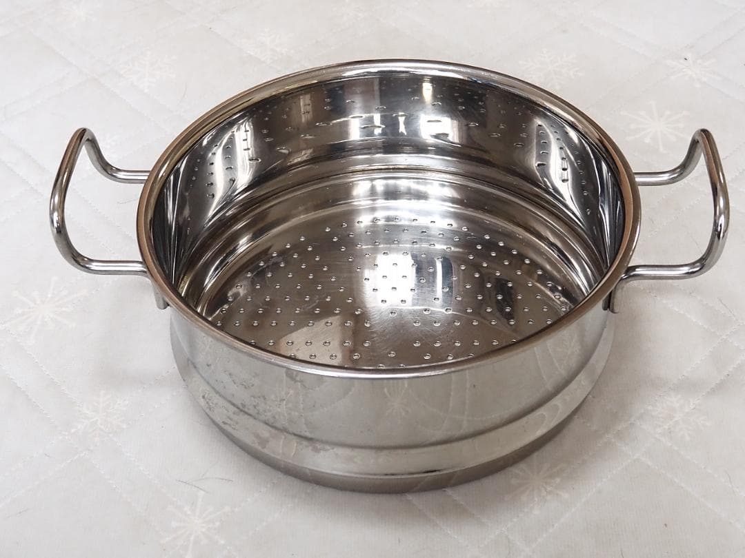 宮崎製作所ジオプロダクト 蒸し器ステンレス鍋 　25cm　3.4ｌ