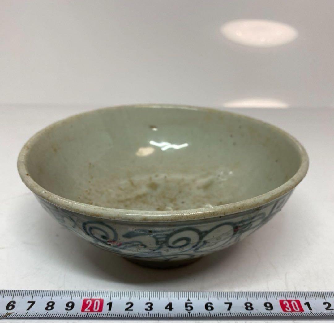 16世期 安南染付茶碗 16cm