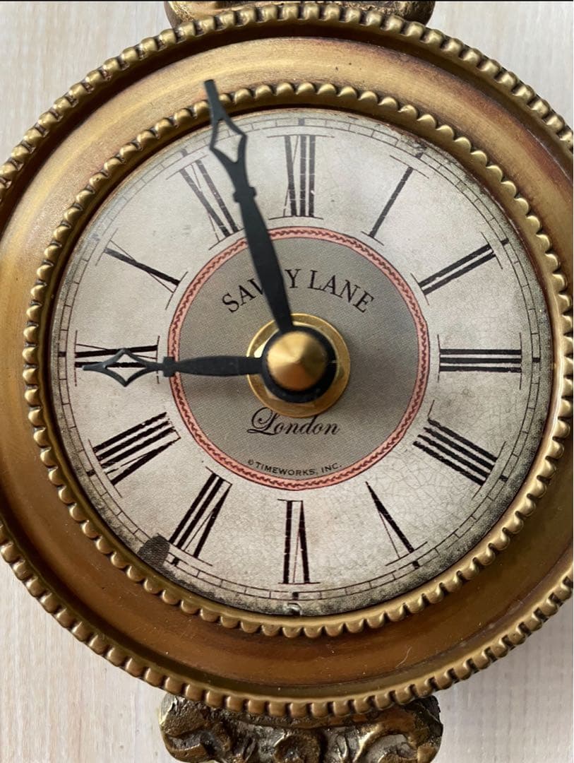 アンティーク風インテリア壁掛け時計　イギリス製　超オシャレ！