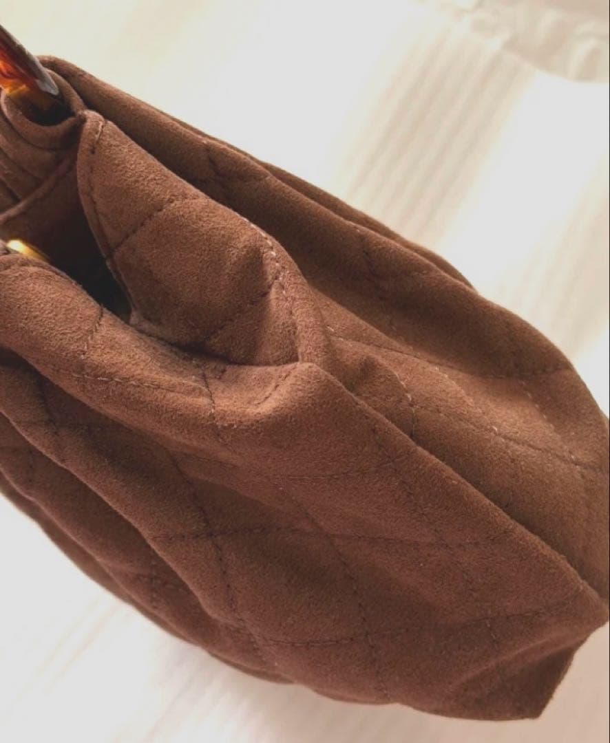 CHANEL ステッチトートバッグ　ブラウン　ノベルティ