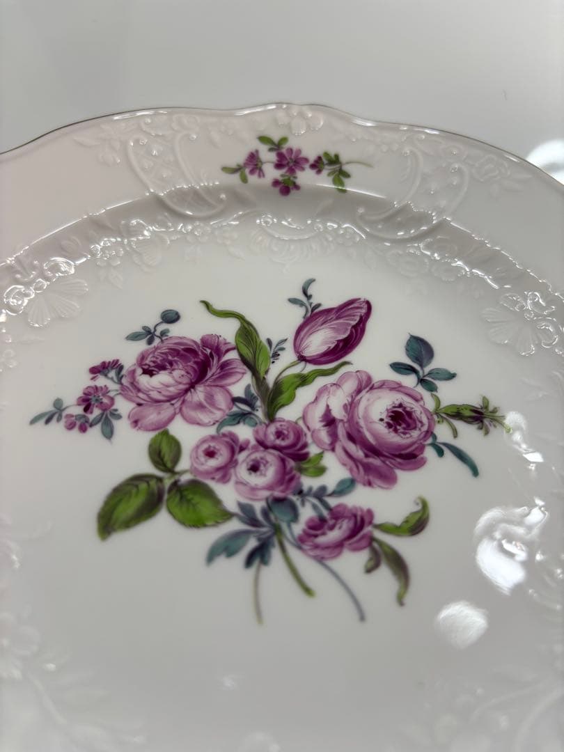 新品未使用品　マイセン陶磁器皿　18cm