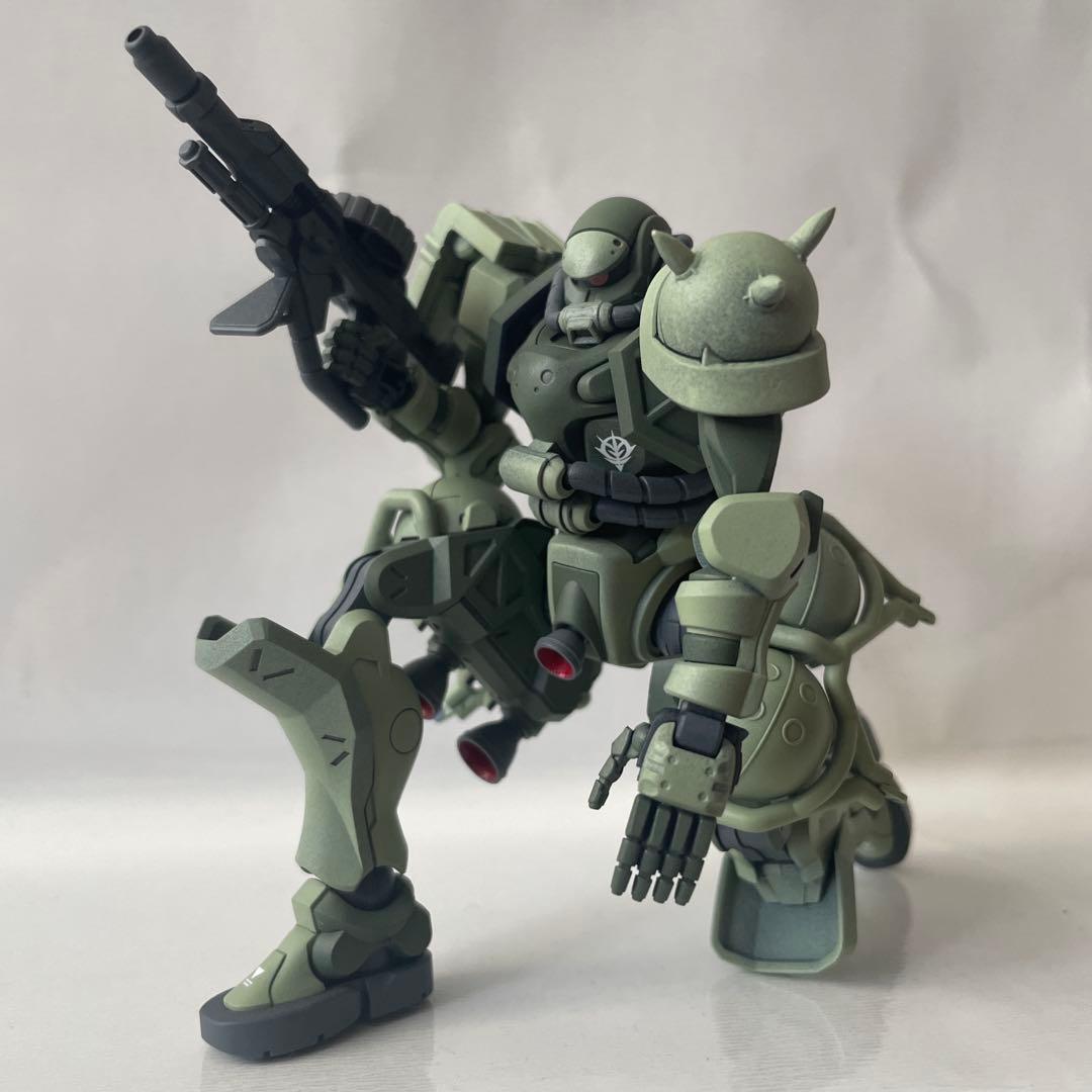 HG 1/144 軍警ザク ジークアクス ザク 全塗装済完成品 - メルカリ