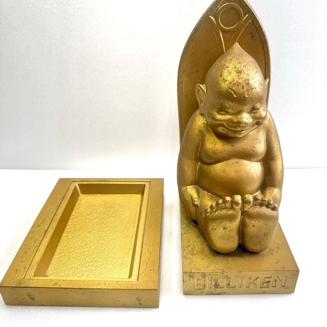 ビリケン像 ゴールド ビリケンさん 商売繁盛 縁起物 置物 - メルカリ