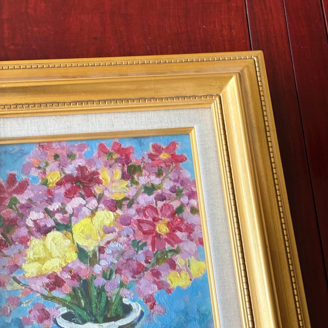 洋画家 樋渡涓二 油彩 F4 額装 油絵 油画 K - メルカリ