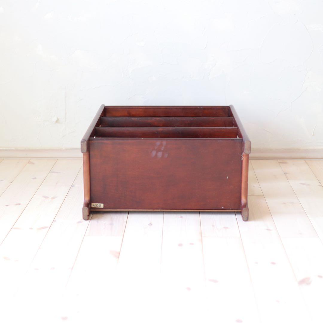 Karimoku / カリモク家具　ダークブラウン木製4段シェルフ