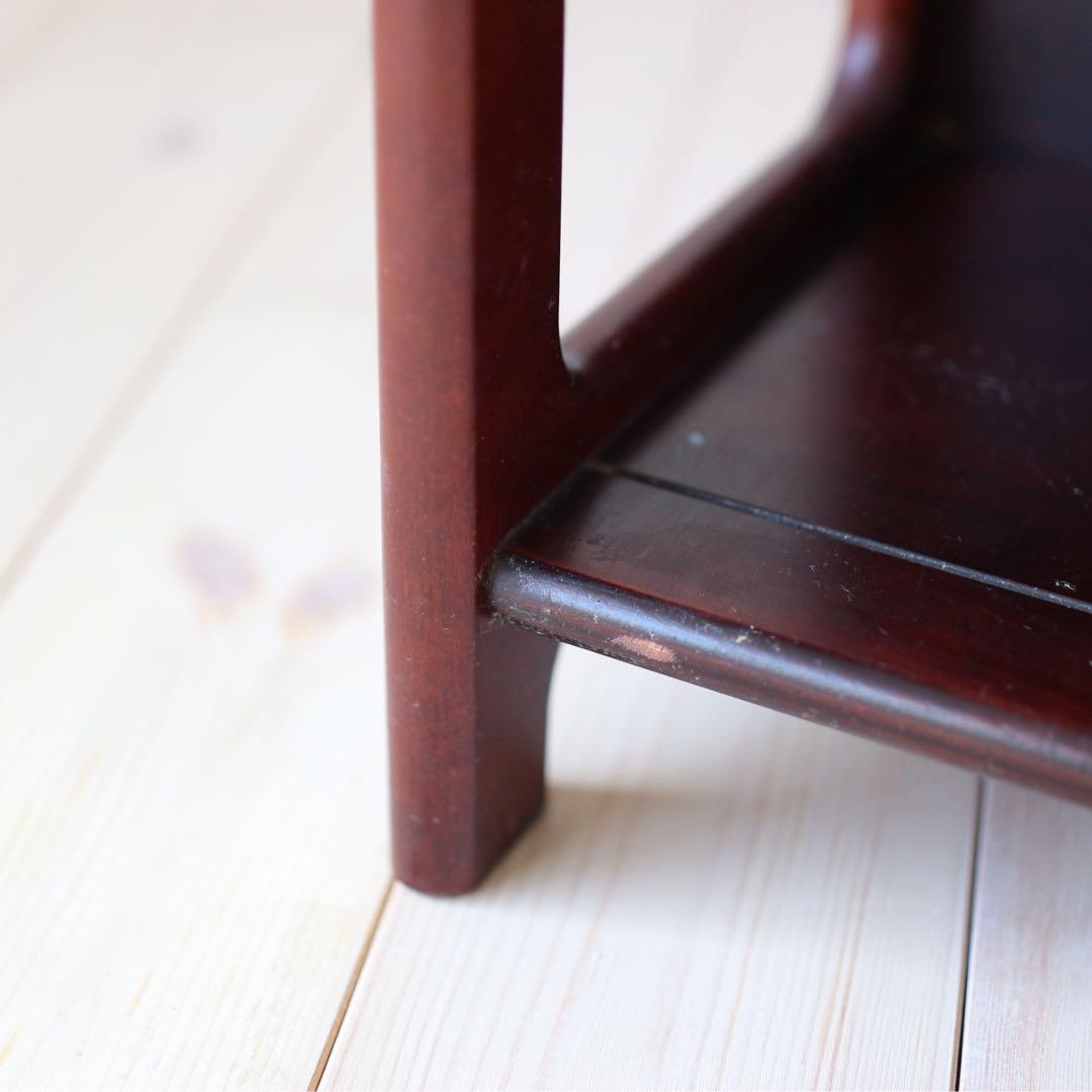 Karimoku / カリモク家具　ダークブラウン木製4段シェルフ