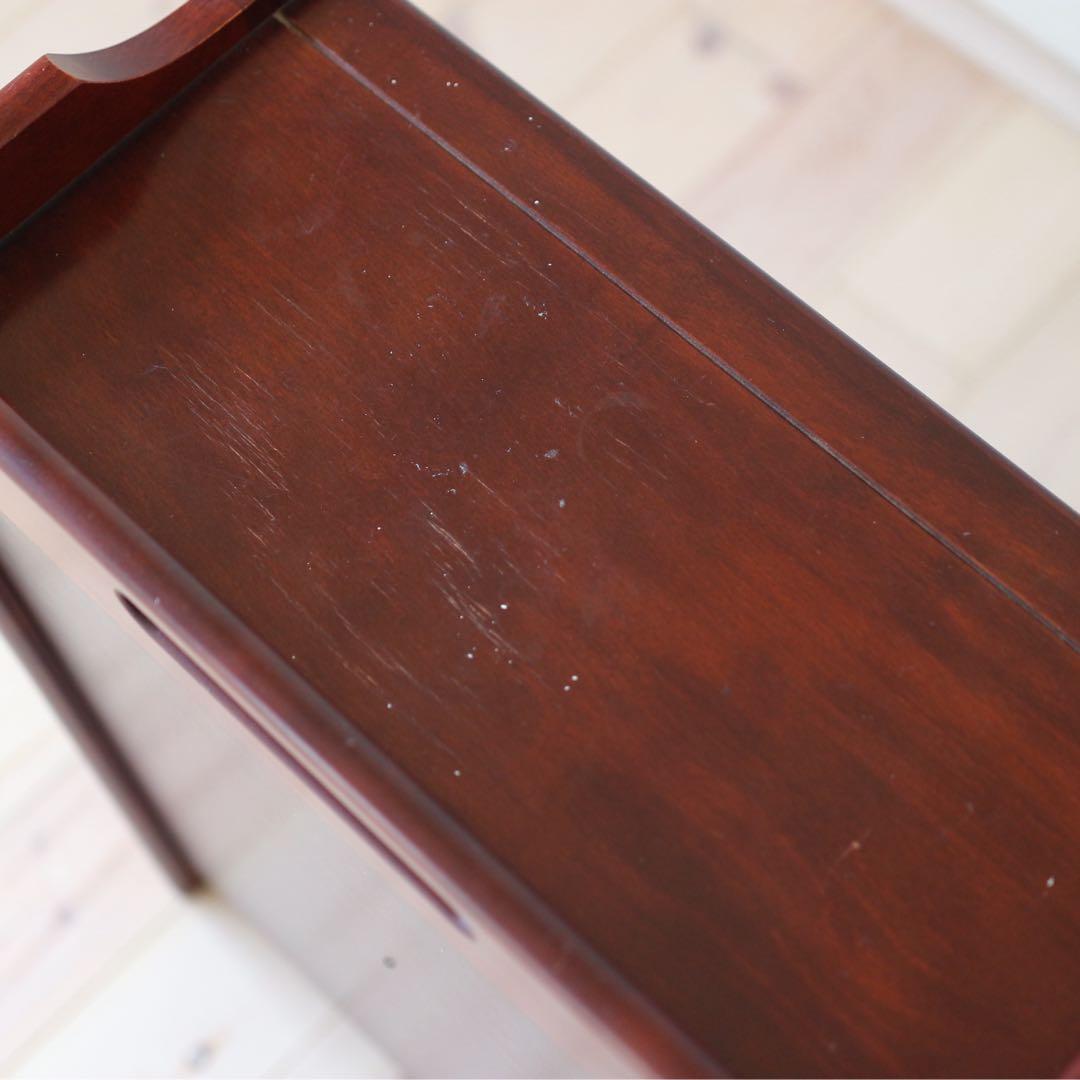 Karimoku / カリモク家具　ダークブラウン木製4段シェルフ