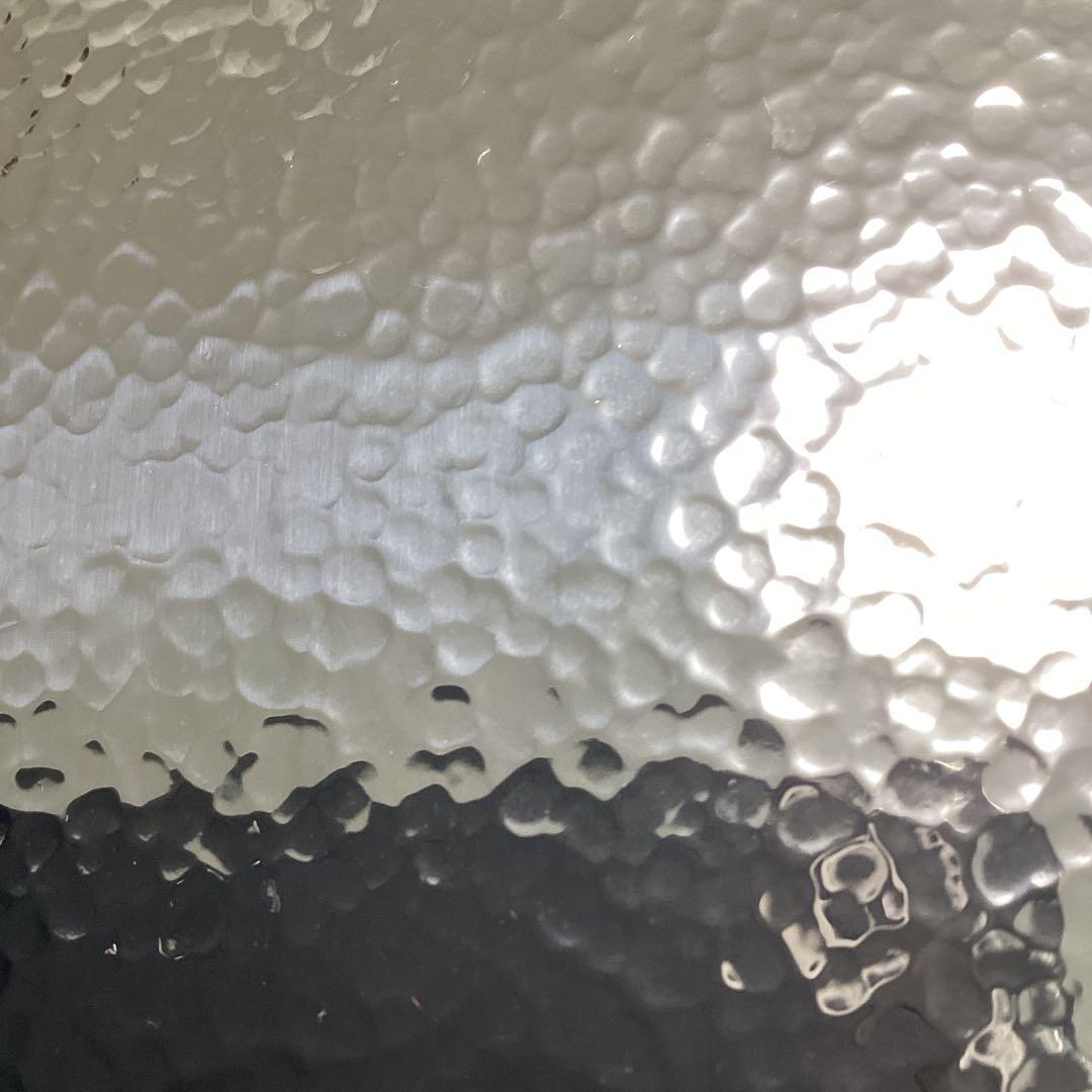 銀メッキ槌目四方八寸「内丸淵高」　9客　新品未使用　　　重さ370g