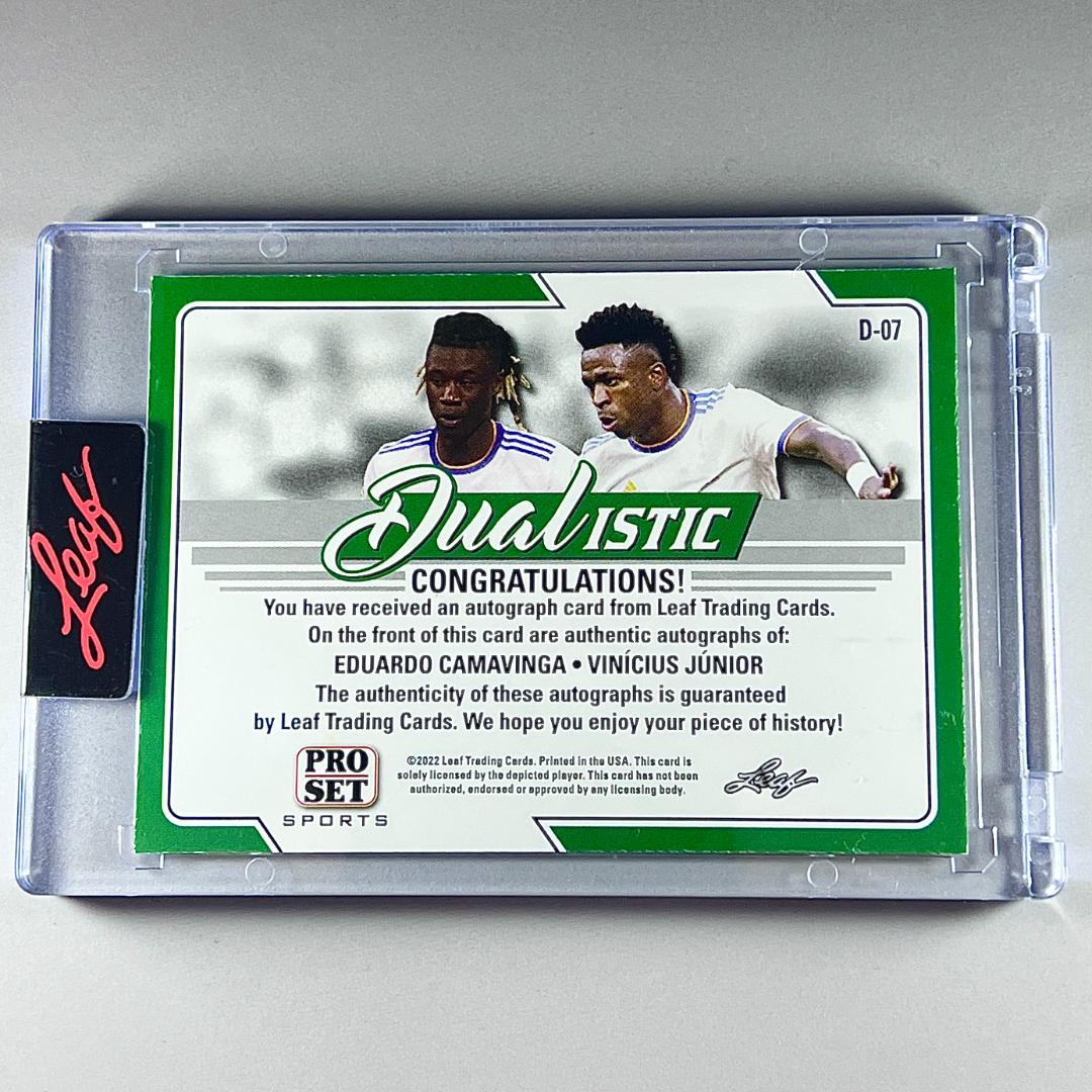 【直筆サイン!世界限定8枚】カマビンガ ヴィニシウス Leaf レアル・マドリー