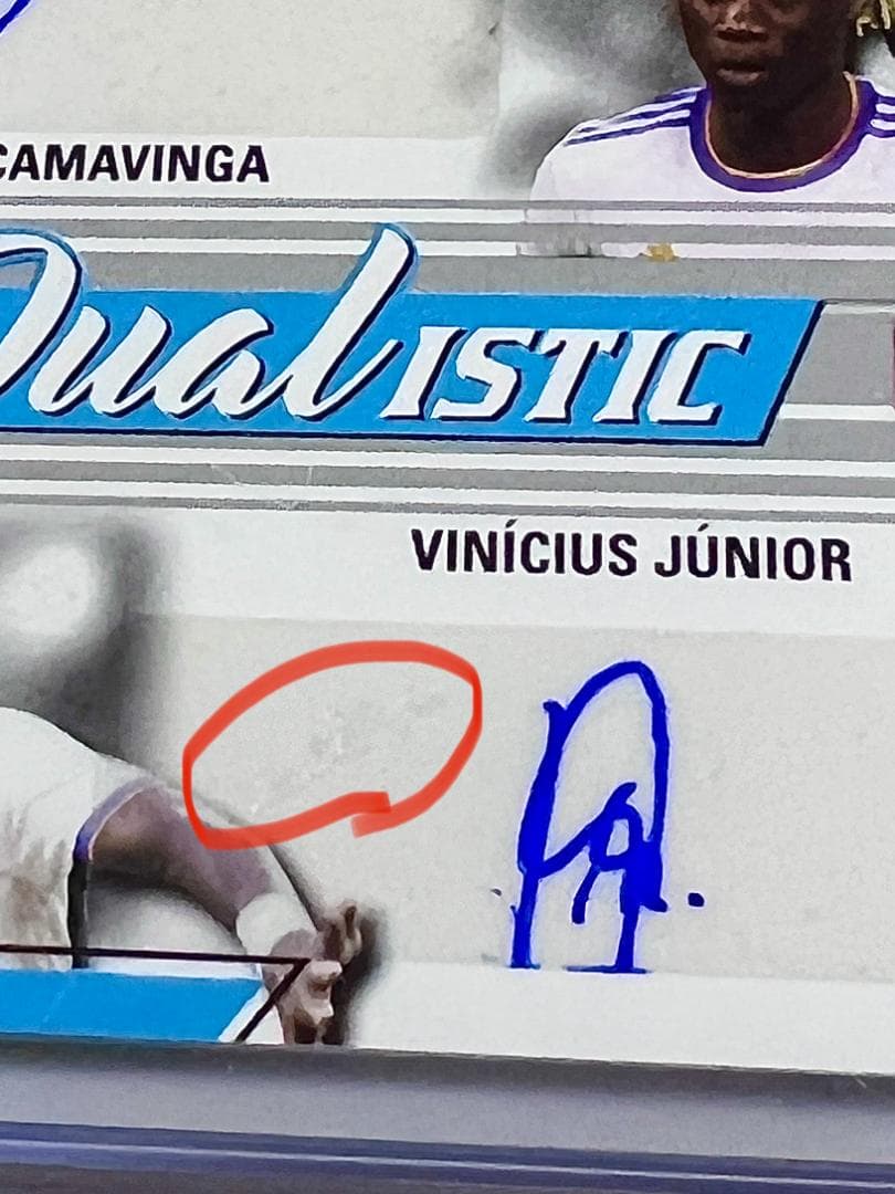 【直筆サイン!世界限定8枚】カマビンガ ヴィニシウス Leaf レアル・マドリー