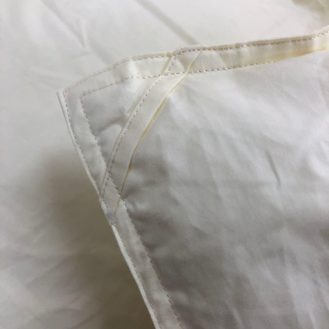 羽毛布団 ダブル ハンガリー産ホワイトマザーグース プレミアムゴールド 日本製