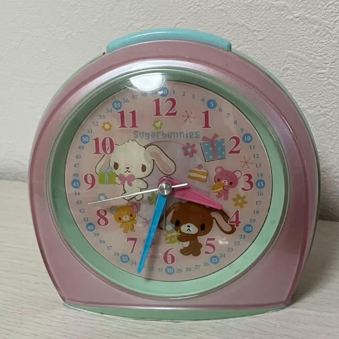 激レア シュガーバニーズ 目覚まし時計 平成レトロ - メルカリ
