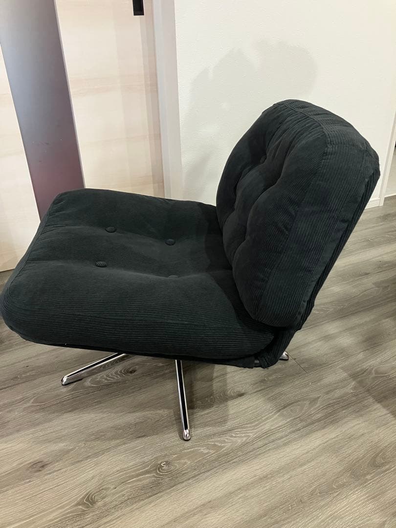 IKEA イケアDYVLINGE ディヴリンゲ　ブラック　回転イージーチェア　黒