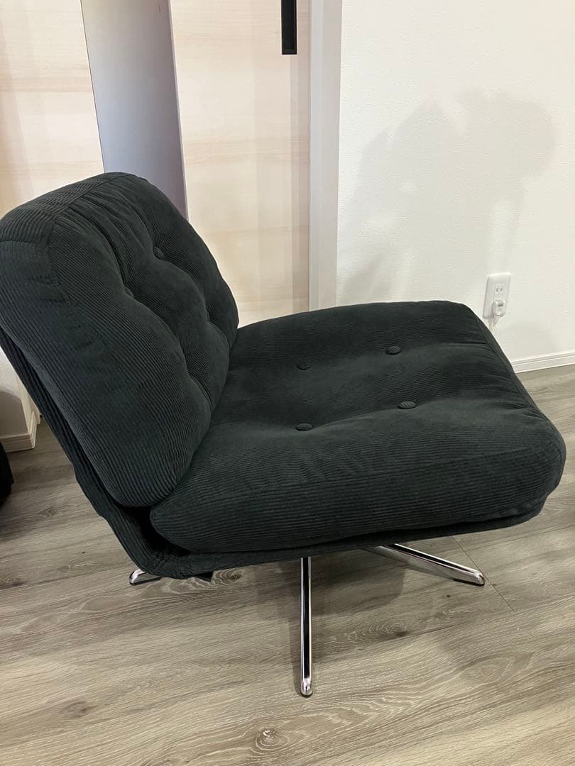 IKEA イケアDYVLINGE ディヴリンゲ　ブラック　回転イージーチェア　黒