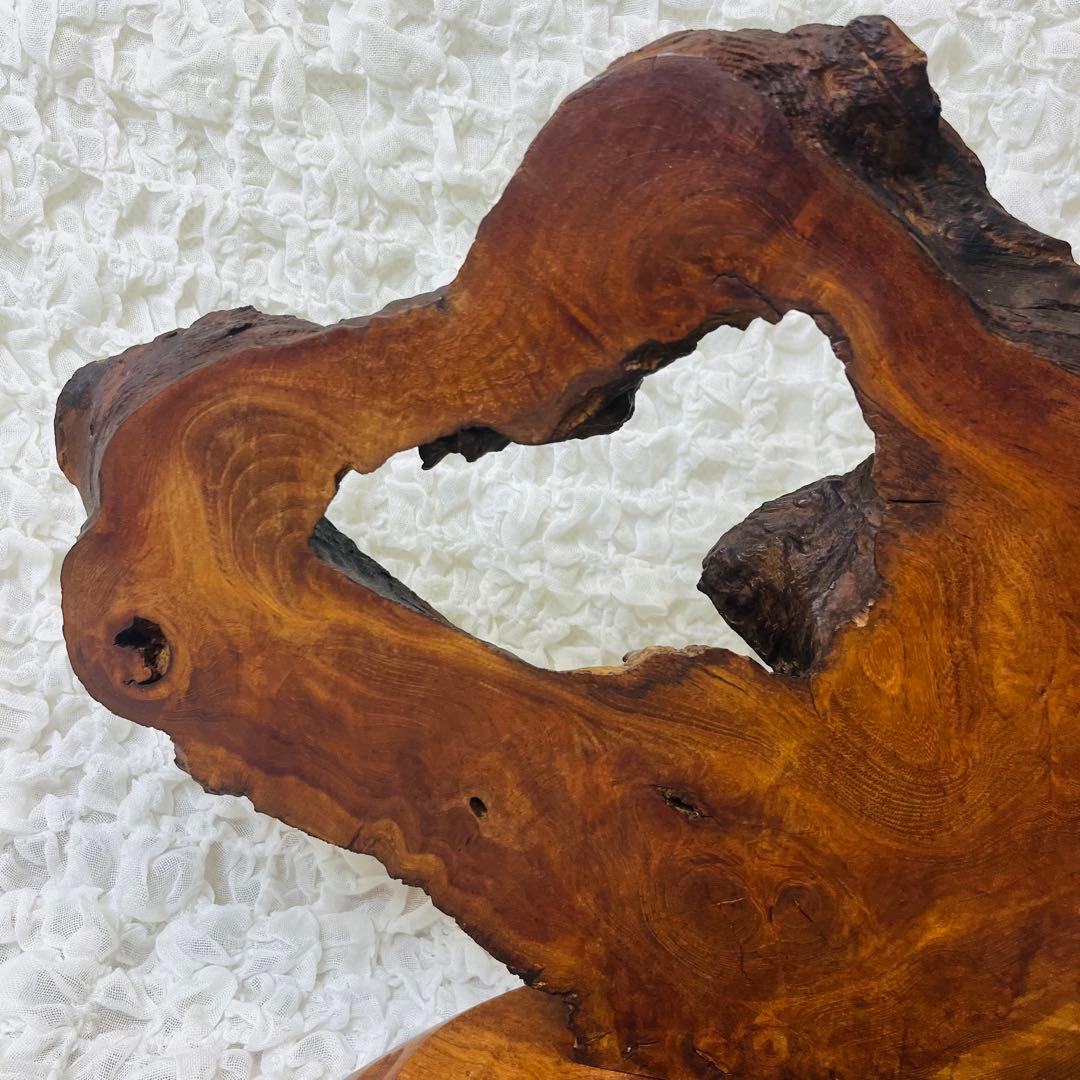 欅けやき 天然木 インテリア 和室置物一枚板 玄関飾りオブジェ衝立 昭和レトロ