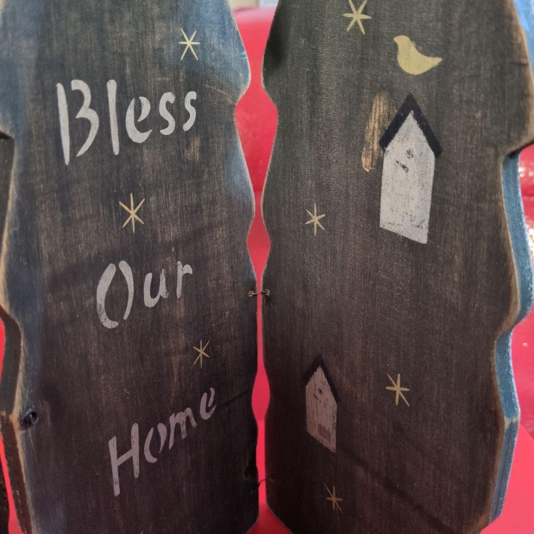 《アンファン》木製折りたたみ式3連クリスマスツリースタンド リバーシブル