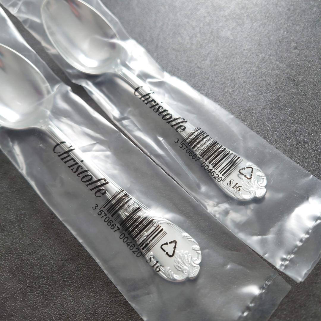 クリストフル マルリー コーヒースプーン 未開封 2点 紙箱入り