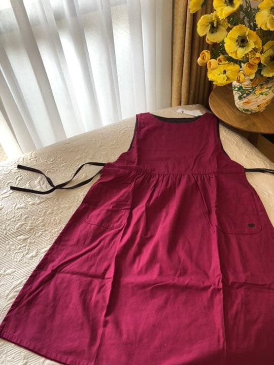 新品未使用　エプロン　ルームウェア　ホームウェア　チュニック　ワンピ　ジャンパー