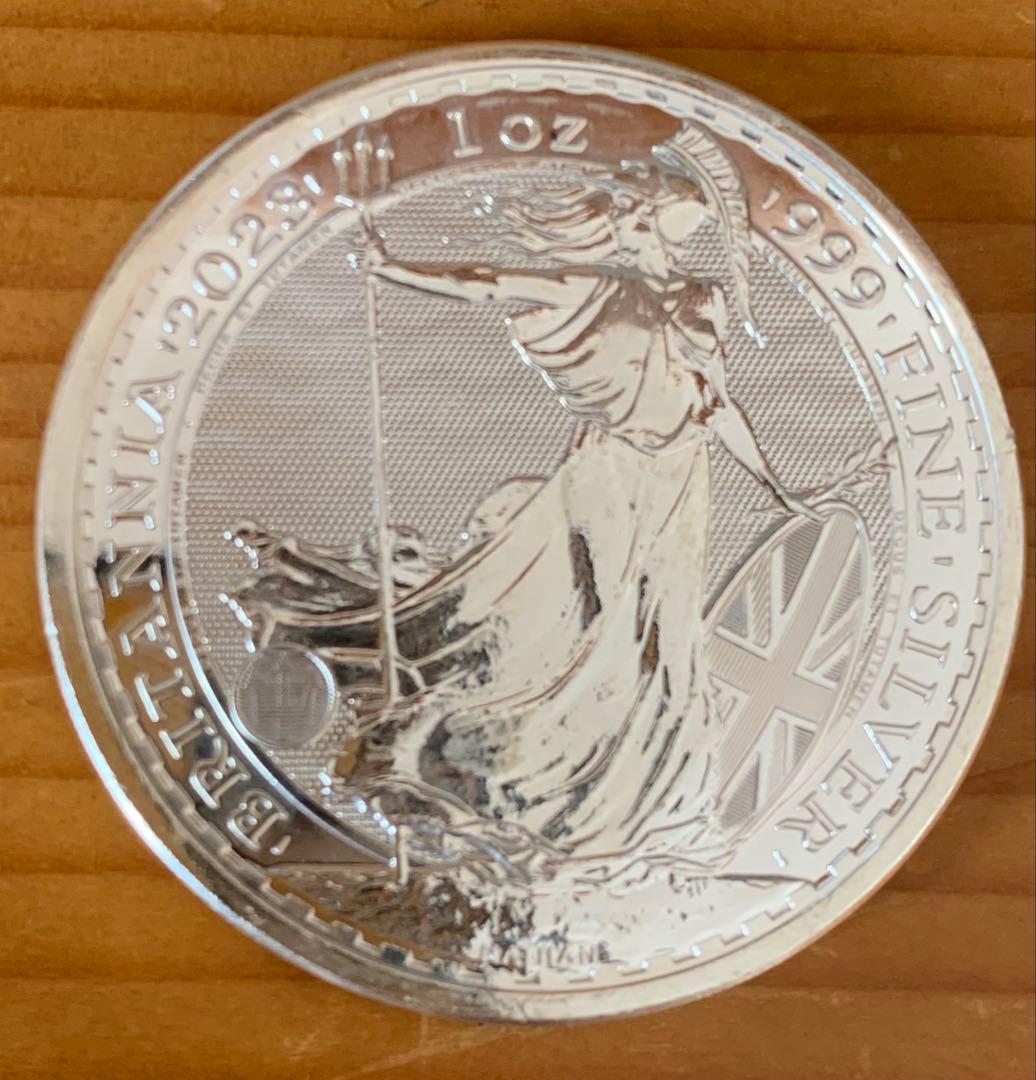 2023年 ブリタニア銀貨 1oz 999銀 5枚セット - メルカリ
