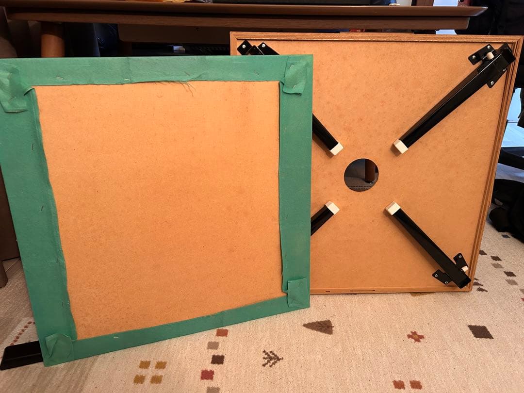 麻雀卓 木製 点棒引き出し付き