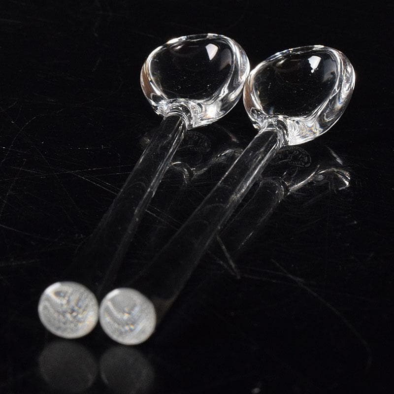 Baccarat　バカラ　クリスタルガラス　スプーン　２点　箱付　M　R8317