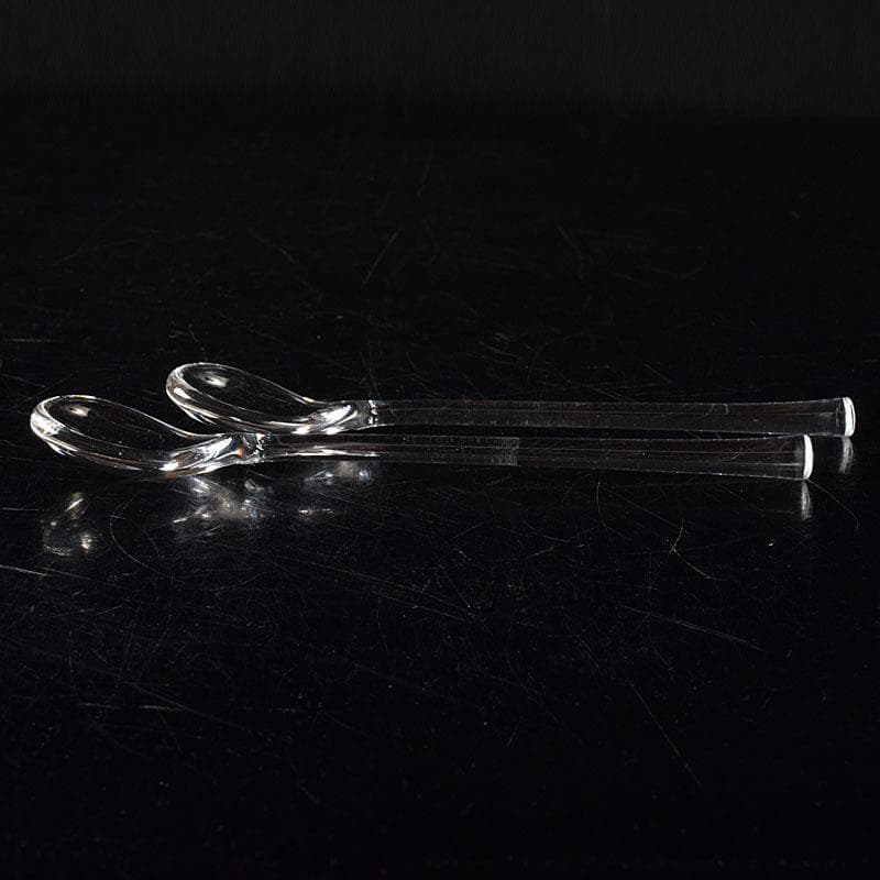 Baccarat　バカラ　クリスタルガラス　スプーン　２点　箱付　M　R8317