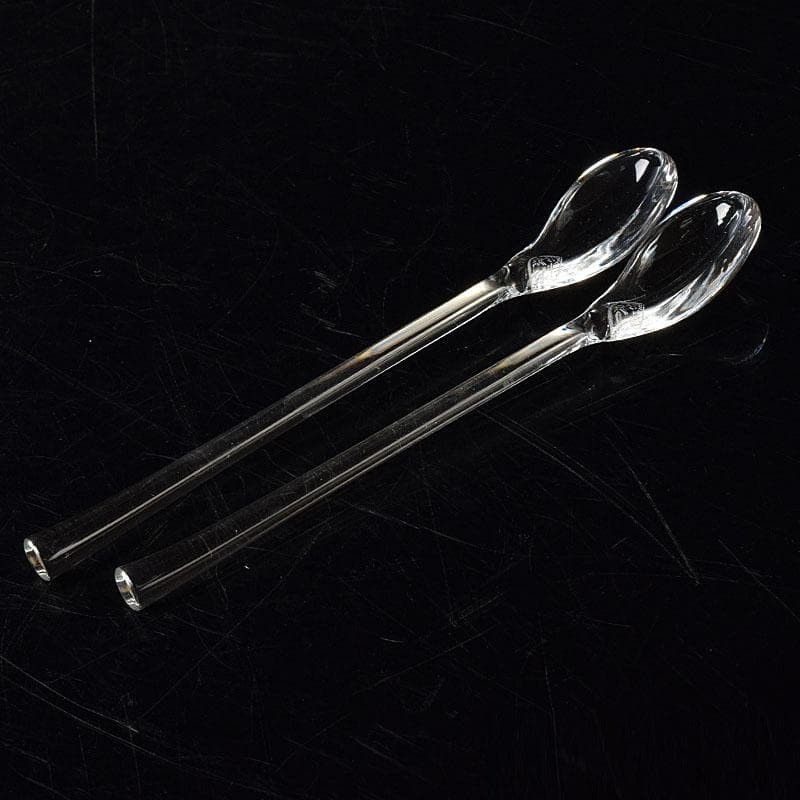 Baccarat　バカラ　クリスタルガラス　スプーン　２点　箱付　M　R8317