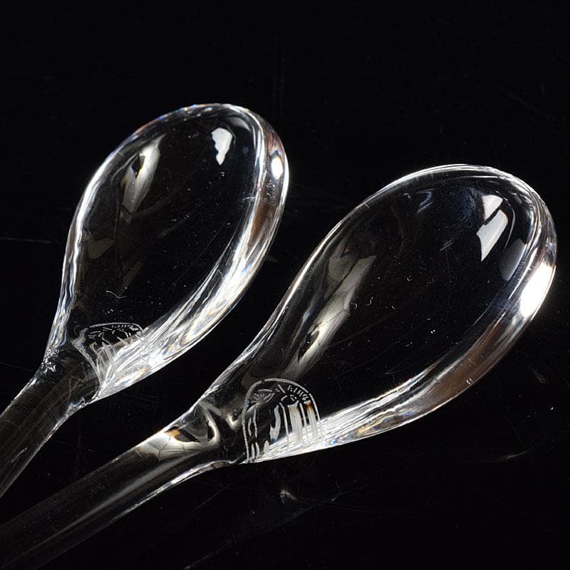 Baccarat　バカラ　クリスタルガラス　スプーン　２点　箱付　M　R8317