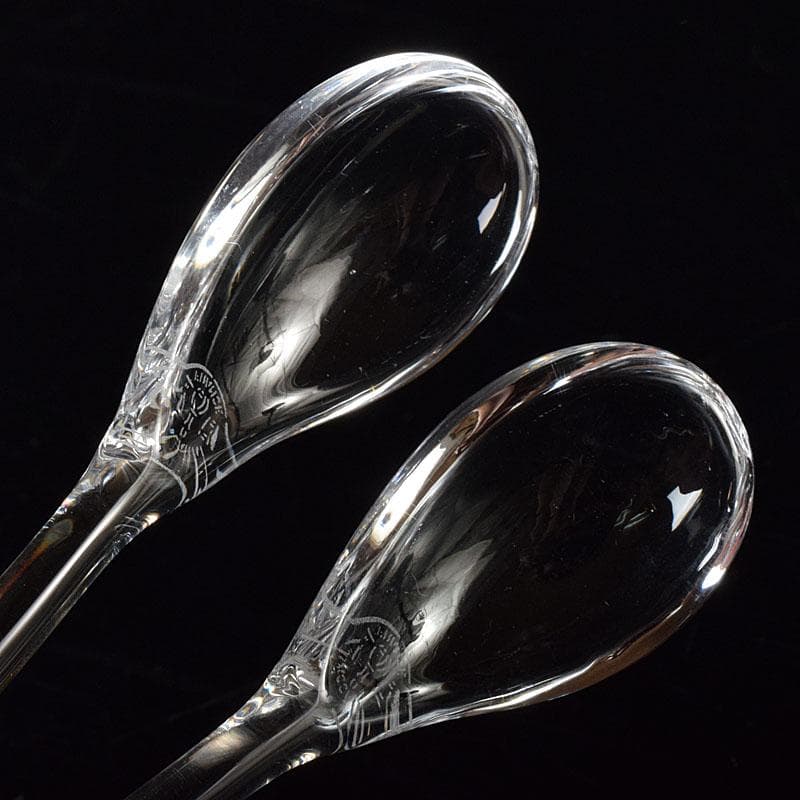 Baccarat　バカラ　クリスタルガラス　スプーン　２点　箱付　M　R8317