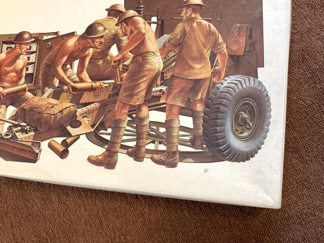 タミヤ 1/35 イギリス サラディン装甲車MkⅡ・ 25ポンド砲 小鹿 - メルカリ