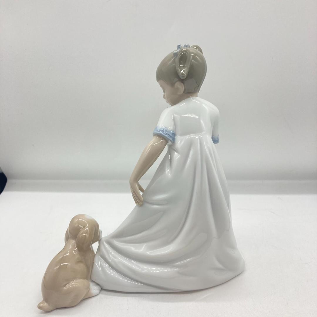 ▼LLADRO NAO　フィギュリン　ひっぱらないで　1434　箱つき