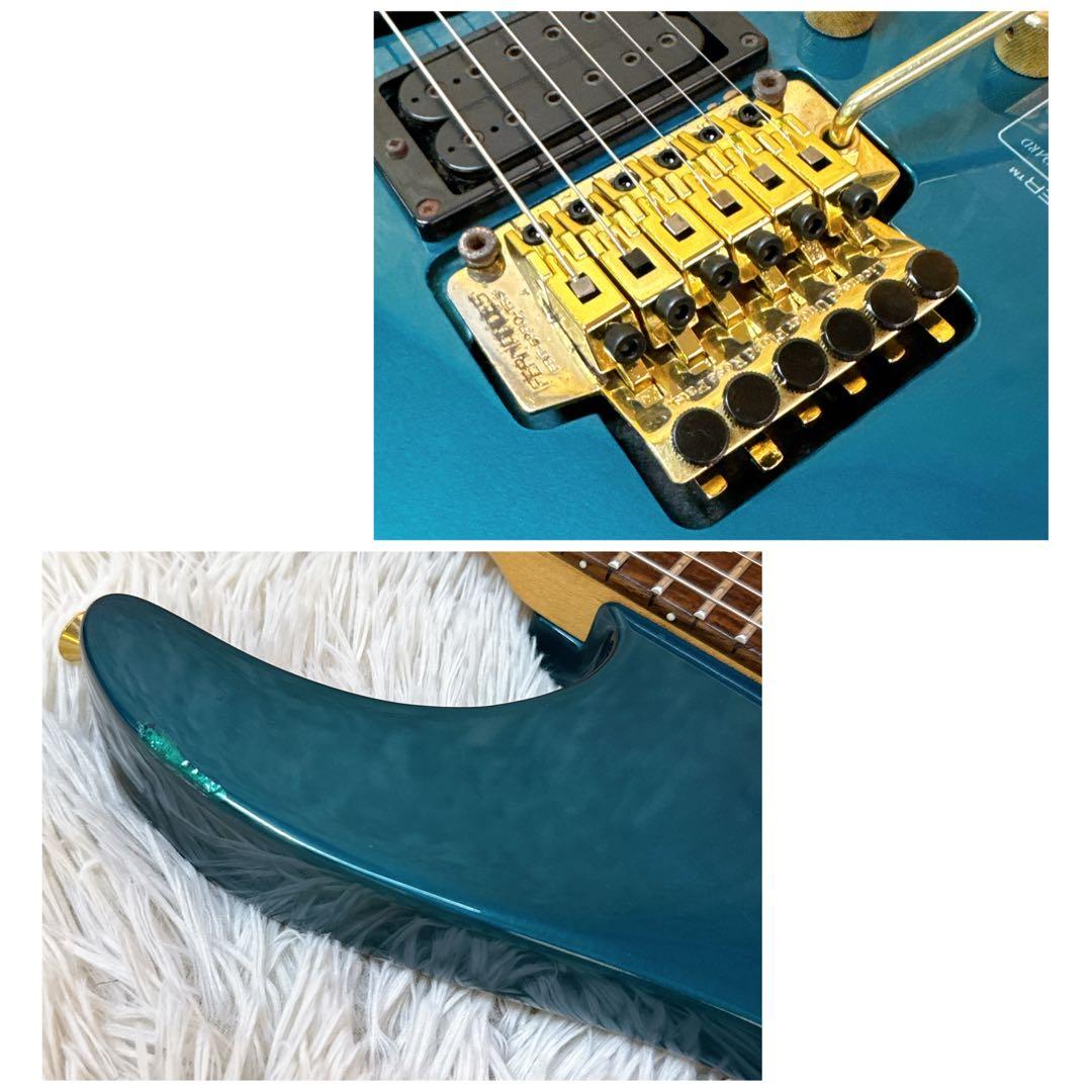 FERNANDES FR-85S フルモードサスティナー搭載 ブルー/グリーン系