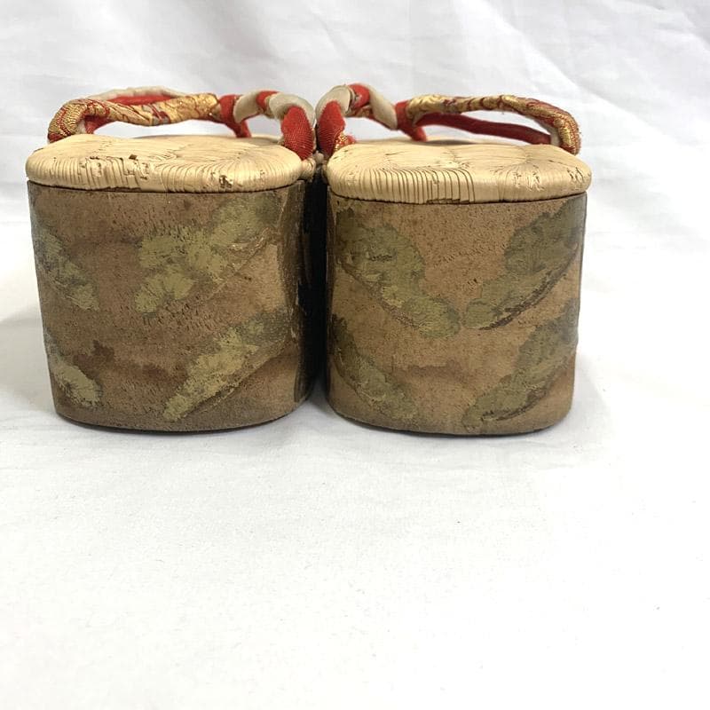 505ag39■七五三 7歳 こっぽり/ぽっくり/おこぼ 本畳表 草履■良好