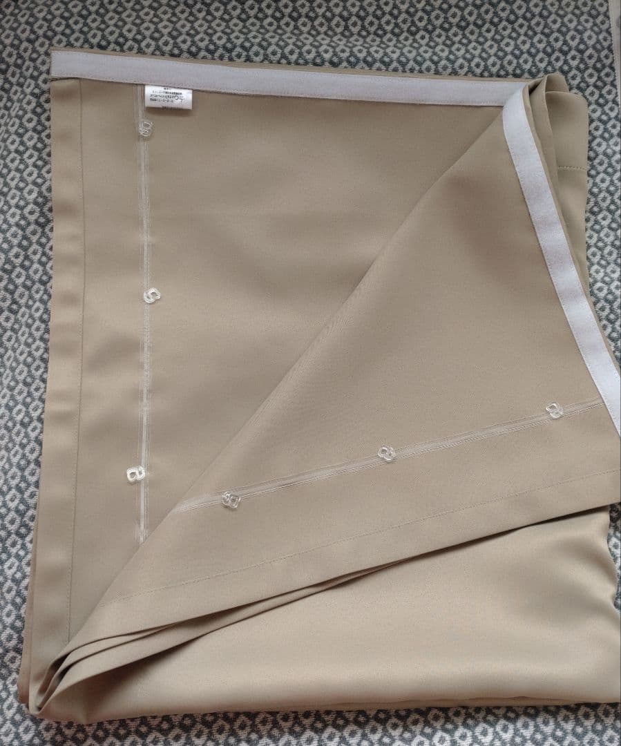 新品 未使用 ローマンシェード:幕体のみ サンドベージュ