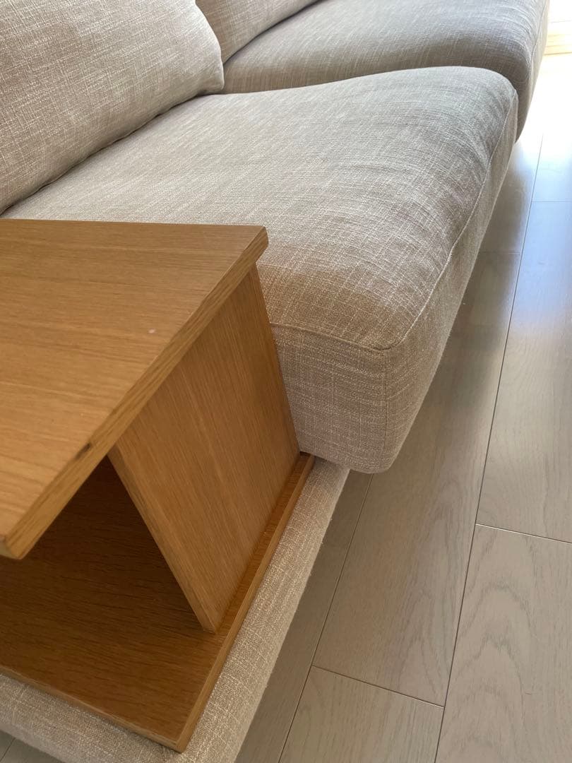 ACTUS BUILD ソファ（バッククッション＋1アーム+ウッドアーム）