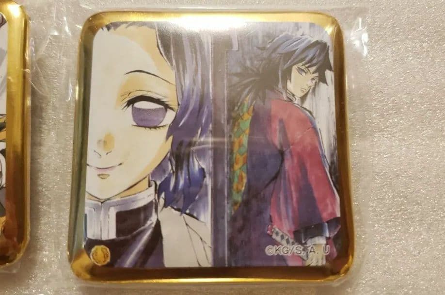 鬼滅の刃 ダイニング 缶バッジ 義勇 しのぶ 実弥 鬼滅の刃 缶