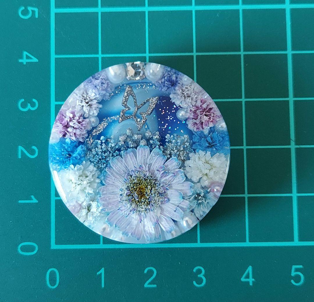 【1675】レジン　マトリカリア　ヘアゴム　ポニーフック　ブロ―チ　ハンドメイド