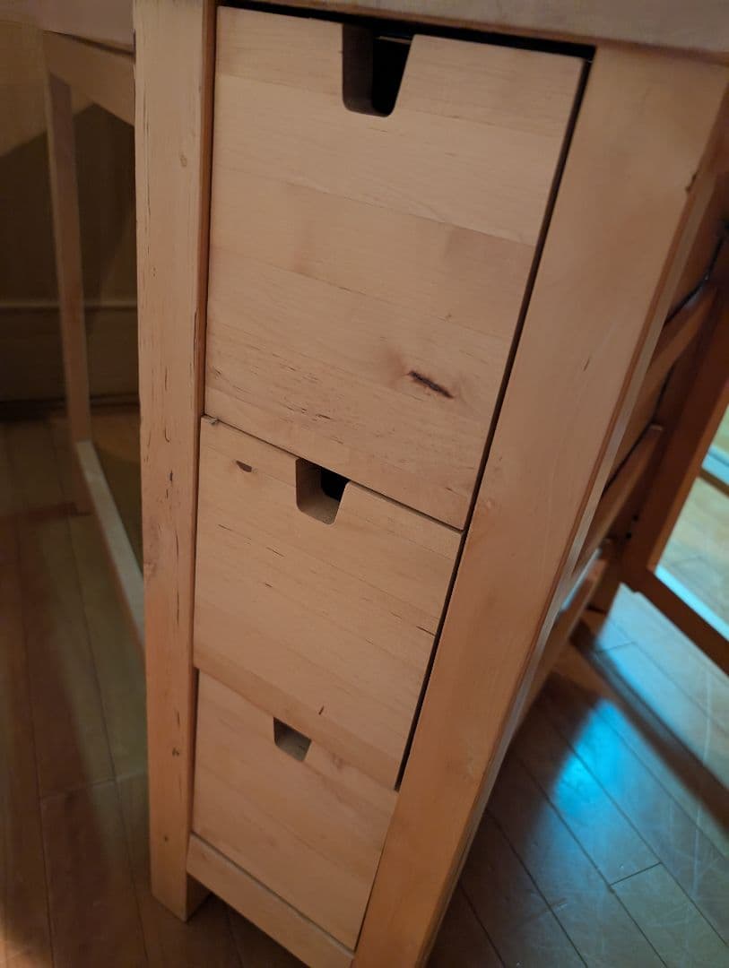 《送料込》IKEA ノールデン 折りたためデスク ダイニング 作業台コンパクト机