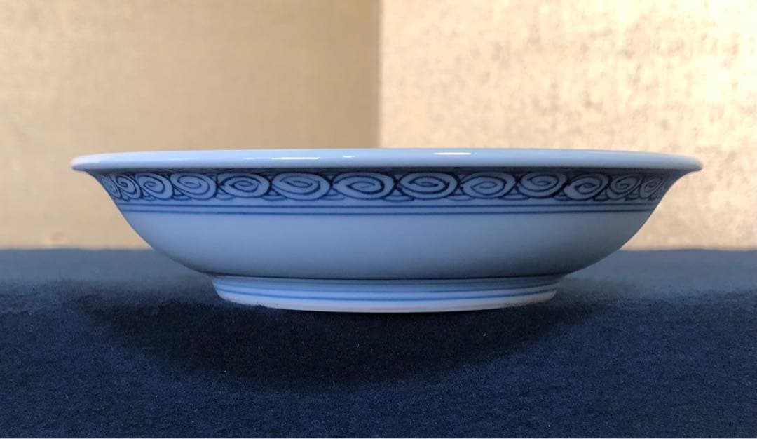 《レ》源右衛門作 有田 緑彩唐草 小皿5客 銘々皿 共箱　251201お2