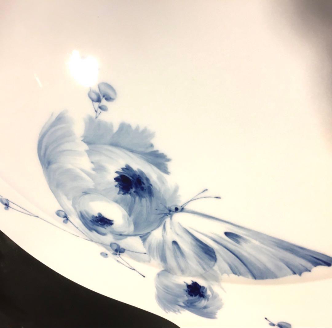 ⭐️38cm青い花　グランドプレート