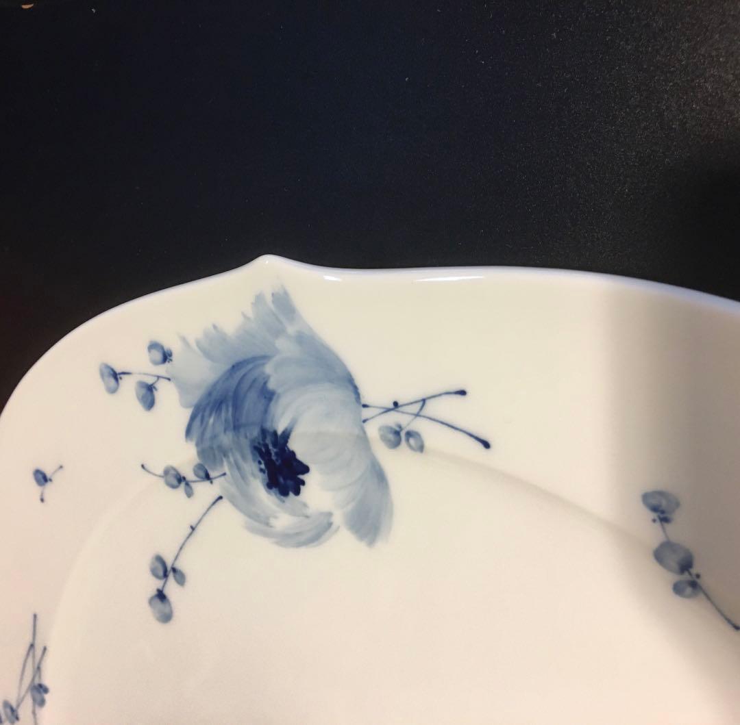 ⭐️38cm青い花　グランドプレート