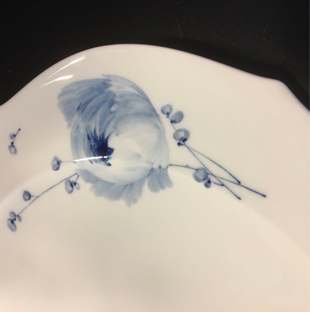 ⭐️38cm青い花　グランドプレート