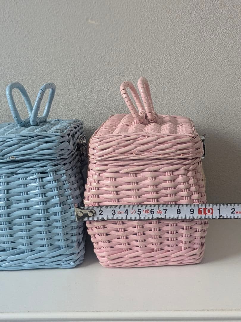 ミニバスケット 籠 昭和レトロ カゴ