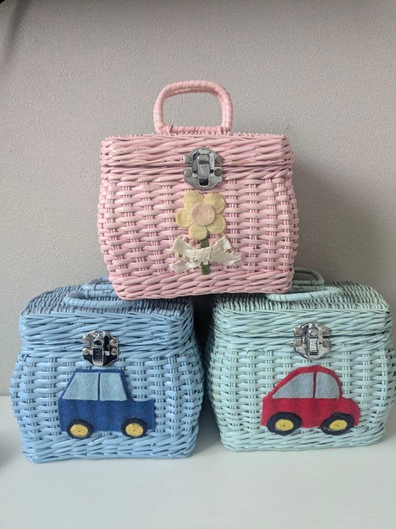 ミニバスケット 籠 昭和レトロ カゴ