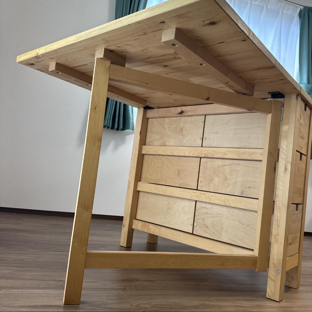 melo 様IKEA NORDEN ノールデン 折り畳み ダイニングテーブル