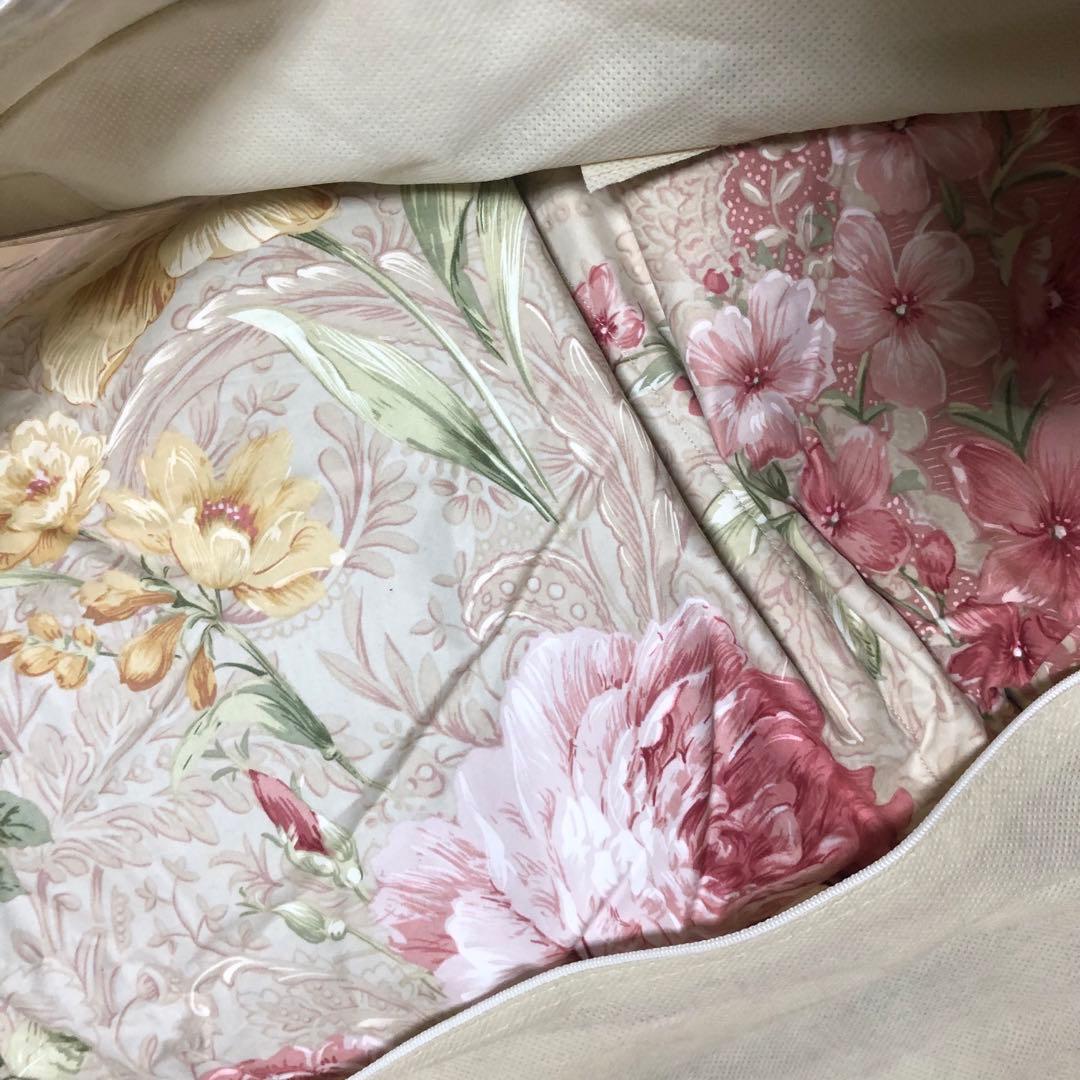 産シルバーダッグダウン羽毛掛け布団カバー付き(未使用)