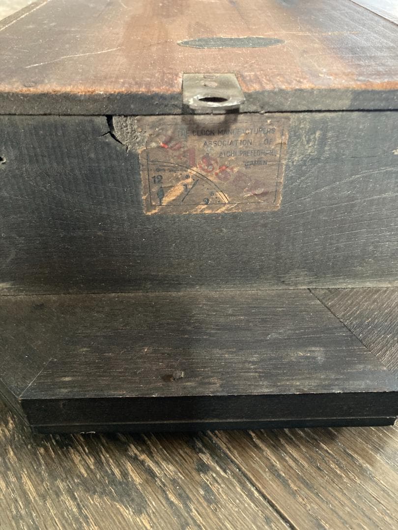 【送料込】昭和初期 アンティーク 振り子時計 八角柱時計