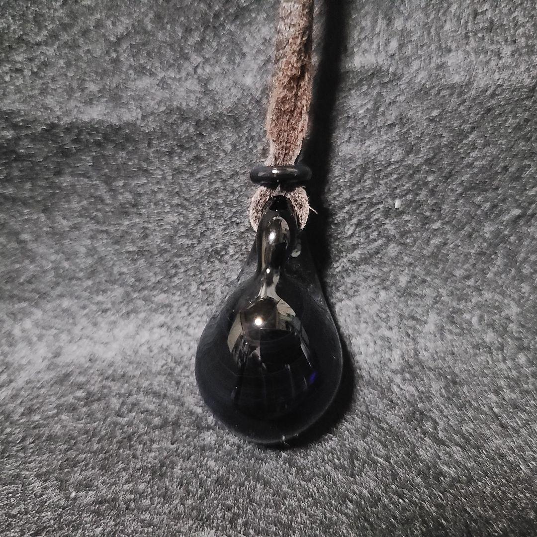 【玉響glass】タイムトンネルペンダント ポリシリケイトガラス 一品物