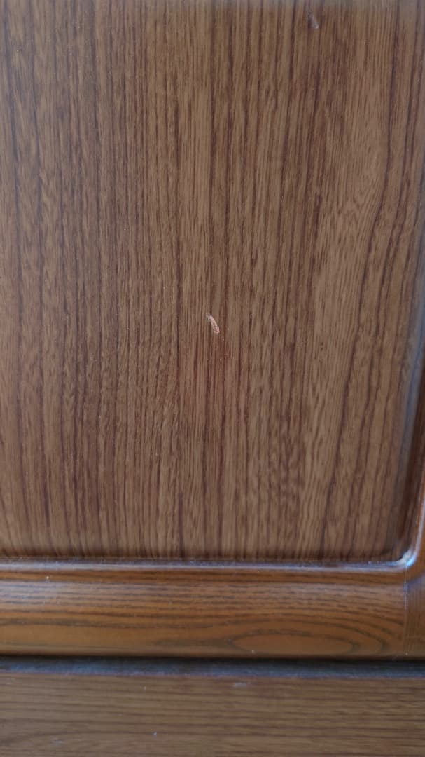 ガラス扉本棚　飾り棚