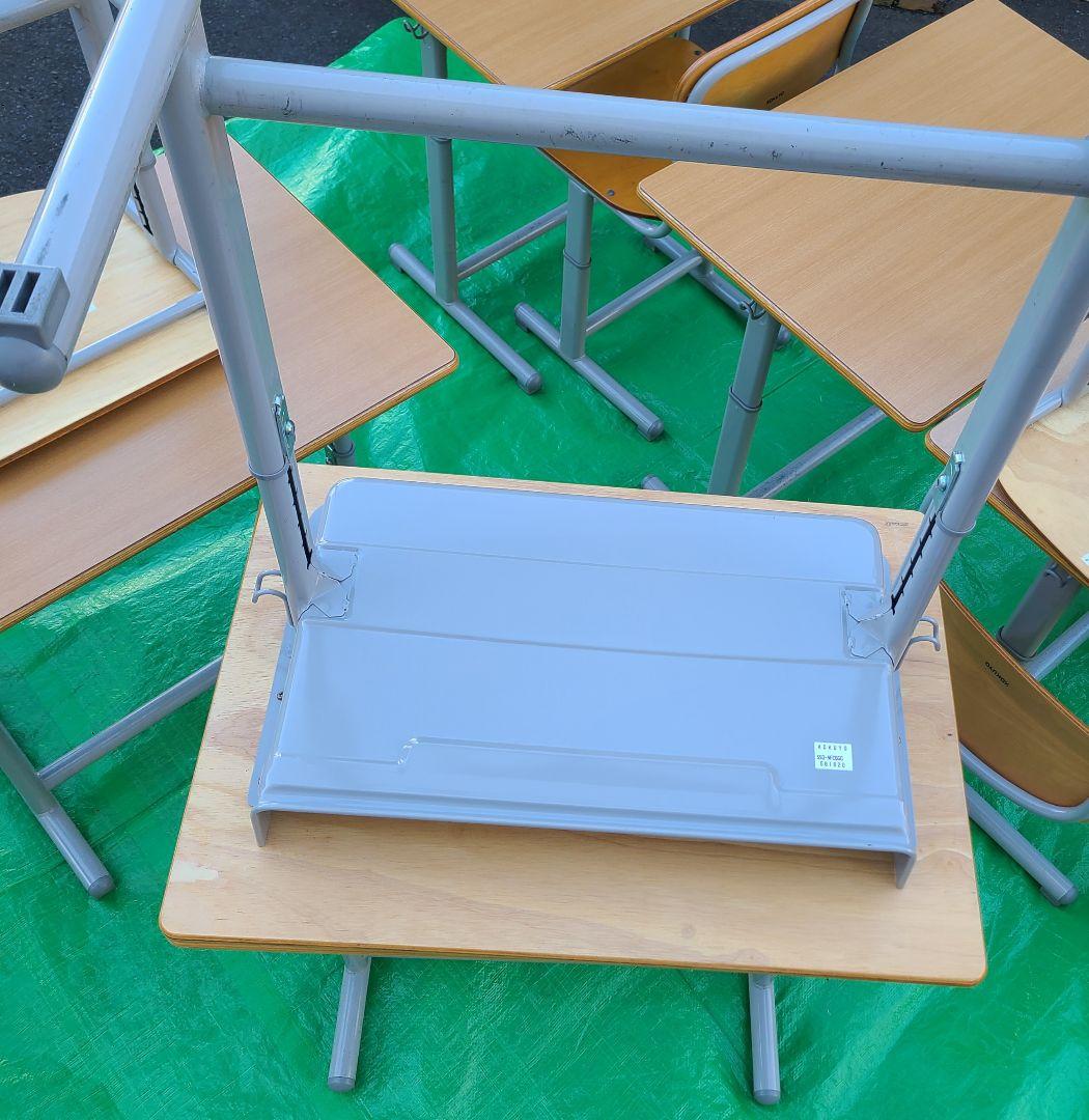 【極美品/椅子・机9セット】KOKUYO 学校机 高さ調節可能